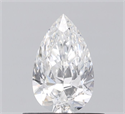 Diamante Natural 0.52 quilates, De pera , Color F, claridad VS2 y certificado IGI