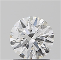 Lab Grown Diamond 0.96 Carats, Round with Ideal Cut, D Color, IF Clarity and Certified by IGI
