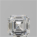 Diamante Natural 1.02 quilates, Asscher , Color H, claridad VVS2 y certificado GIA
