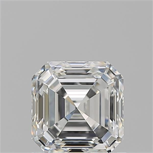 Foto Diamante Natural 1.02 quilates, Asscher , Color H, claridad VVS2 y certificado GIA de