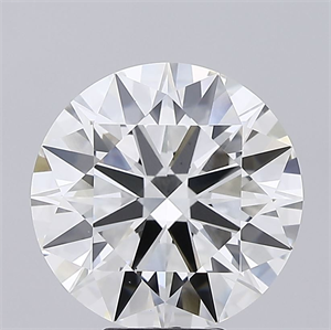 Picture of Lab Grown Diamond 7.32 Carats, Round with Ideal Cut, H Color, VS1 Clarity and Certified by IGI