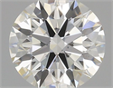 Natural Diamond 0.52 Carats, Round with Excellent Cut, H Color, VS1 Clarity and Certified by GIA