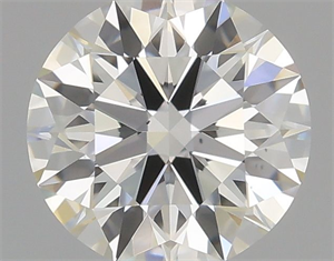 Picture of Natural Diamond 0.52 Carats, Round with Excellent Cut, H Color, VS1 Clarity and Certified by GIA