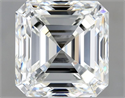 Natural Diamond 2.01 Carats, Asscher with  Cut, H Color, VVS2 Clarity and Certified by GIA