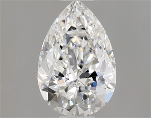 Picture of Natural Diamond 0.50 Carats, Pear with  Cut, F Color, I1 Clarity and Certified by GIA