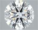 Natural Diamond 2.23 Carats, Round with Excellent Cut, D Color, VVS2 Clarity and Certified by GIA