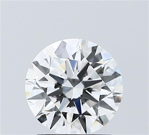 Picture of Lab Grown Diamond 1.54 Carats, Round with Ideal Cut, D Color, VS1 Clarity and Certified by IGI