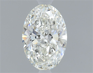 Picture of Natural Diamond 0.51 Carats, Oval with  Cut, H Color, VVS1 Clarity and Certified by GIA