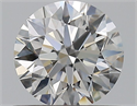 Natural Diamond 0.70 Carats, Round with Excellent Cut, G Color, SI1 Clarity and Certified by GIA