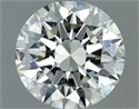 Natural Diamond 1.00 Carats, Round with Excellent Cut, K Color, VVS2 Clarity and Certified by IGI