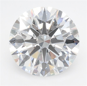 Picture of Lab Grown Diamond 3.03 Carats, Round with Ideal Cut, D Color, VVS1 Clarity and Certified by IGI