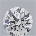 Natural Diamond 0.46 Carats, Round with Excellent Cut, D Color, SI2 Clarity and Certified by GIA