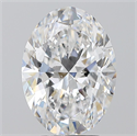 Diamante Natural 3.50 quilates, Ovalado , Color D, claridad SI1 y certificado GIA