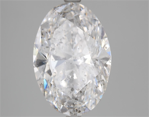 Picture of Natural Diamond 5.21 Carats, Oval with  Cut, D Color, SI2 Clarity and Certified by HRD