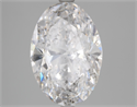 Natural Diamond 5.21 Carats, Oval with  Cut, D Color, SI2 Clarity and Certified by HRD