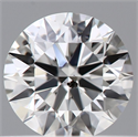 Natural Diamond 0.42 Carats, Round with Excellent Cut, I Color, I1 Clarity and Certified by GIA