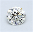 Diamante Natural 0.90 quilates, Redondo , Color J, claridad VS2 y certificado GIA