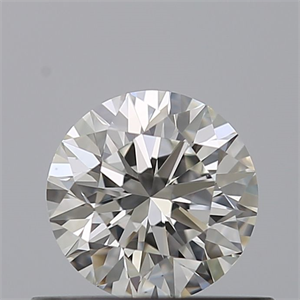 Picture of Natural Diamond 0.51 Carats, Round with Excellent Cut, F Color, VS1 Clarity and Certified by IGI
