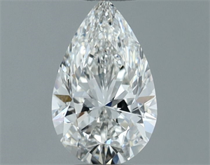 Picture of Natural Diamond 0.51 Carats, Pear with  Cut, G Color, VVS2 Clarity and Certified by GIA