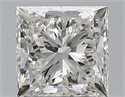 Diamante Natural 1.49 quilates, Princesa , Color H, claridad VVS1 y certificado GIA