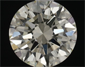 Natural Diamond 0.50 Carats, Round with Excellent Cut, M Color, VS2 Clarity and Certified by GIA