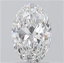 Natural Diamond 1.01 Carats, Oval with  Cut, E Color, VS2 Clarity and Certified by GIA