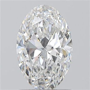 Picture of Natural Diamond 1.01 Carats, Oval with  Cut, E Color, VS2 Clarity and Certified by GIA