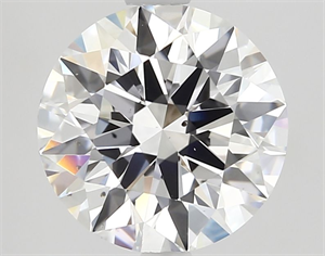 Picture of Natural Diamond 2.07 Carats, Round with Excellent Cut, D Color, VS2 Clarity and Certified by GIA