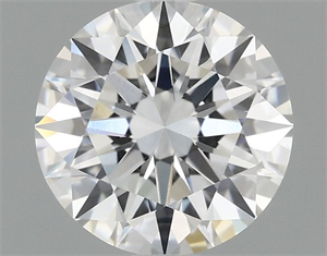 Picture of Lab Grown Diamond 1.10 Carats, Round with Ideal Cut, D Color, VVS2 Clarity and Certified by IGI