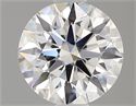 Del inventario de diamantes de laboratorio, 1.03 quilates, Redondo , Color D, claridad VVS2 y certificado IGI
