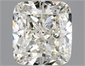 Natural Diamond 1.03 Carats, Cushion with  Cut, K Color, SI2 Clarity and Certified by GIA