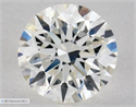 Natural Diamond 0.56 Carats, Round with Excellent Cut, I Color, VVS2 Clarity and Certified by GIA