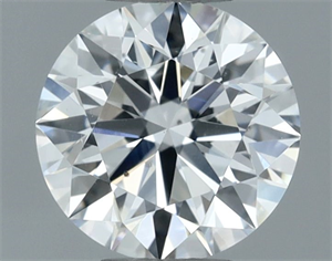 Foto Diamante Natural 0.51 quilates, Redondo , Color F, claridad SI1 y certificado GIA de