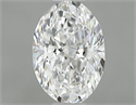 Natural Diamond 0.50 Carats, Oval with  Cut, E Color, IF Clarity and Certified by GIA