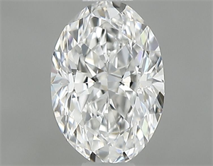 Picture of Natural Diamond 0.50 Carats, Oval with  Cut, E Color, IF Clarity and Certified by GIA