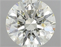 Natural Diamond 1.15 Carats, Round with Excellent Cut, K Color, IF Clarity and Certified by IGI