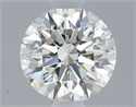 Natural Diamond 0.57 Carats, Round with Excellent Cut, G Color, VVS2 Clarity and Certified by IGI