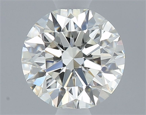 Picture of Natural Diamond 0.57 Carats, Round with Excellent Cut, G Color, VVS2 Clarity and Certified by IGI