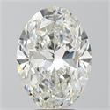 Diamante Natural 5.01 quilates, Ovalado , Color I, claridad SI1 y certificado GIA
