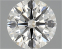 Natural Diamond 0.73 Carats, Round with Excellent Cut, G Color, VS1 Clarity and Certified by IGI