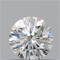 Natural Diamond 0.46 Carats, Round with Excellent Cut, H Color, VVS1 Clarity and Certified by GIA