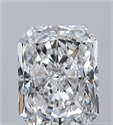 Natural Diamond 0.34 Carats, Radiant with  Cut, F Color, VVS2 Clarity and Certified by GIA