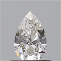 Diamante Natural 0.51 quilates, De pera , Color G, claridad SI1 y certificado GIA