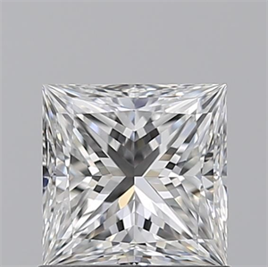 Picture of Natural Diamond 1.01 Carats, Princess with  Cut, F Color, VVS1 Clarity and Certified by GIA