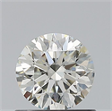 Natural Diamond 0.70 Carats, Round with Excellent Cut, K Color, IF Clarity and Certified by GIA