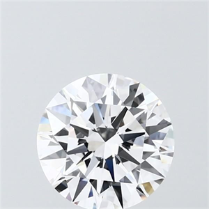 Picture of Lab Grown Diamond 1.50 Carats, Round with Ideal Cut, D Color, VVS2 Clarity and Certified by IGI