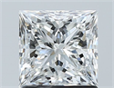 Diamante Natural 1.51 quilates, Princesa , Color G, claridad VVS2 y certificado GIA