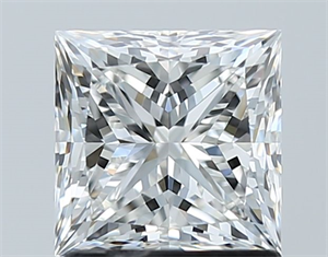 Picture of Natural Diamond 1.51 Carats, Princess with  Cut, G Color, VVS2 Clarity and Certified by GIA