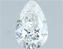 Natural Diamond 1.01 Carats, Pear with  Cut, F Color, SI2 Clarity and Certified by GIA