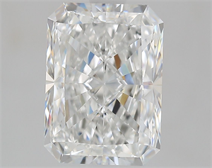 Picture of Natural Diamond 2.01 Carats, Radiant with  Cut, F Color, SI1 Clarity and Certified by GIA